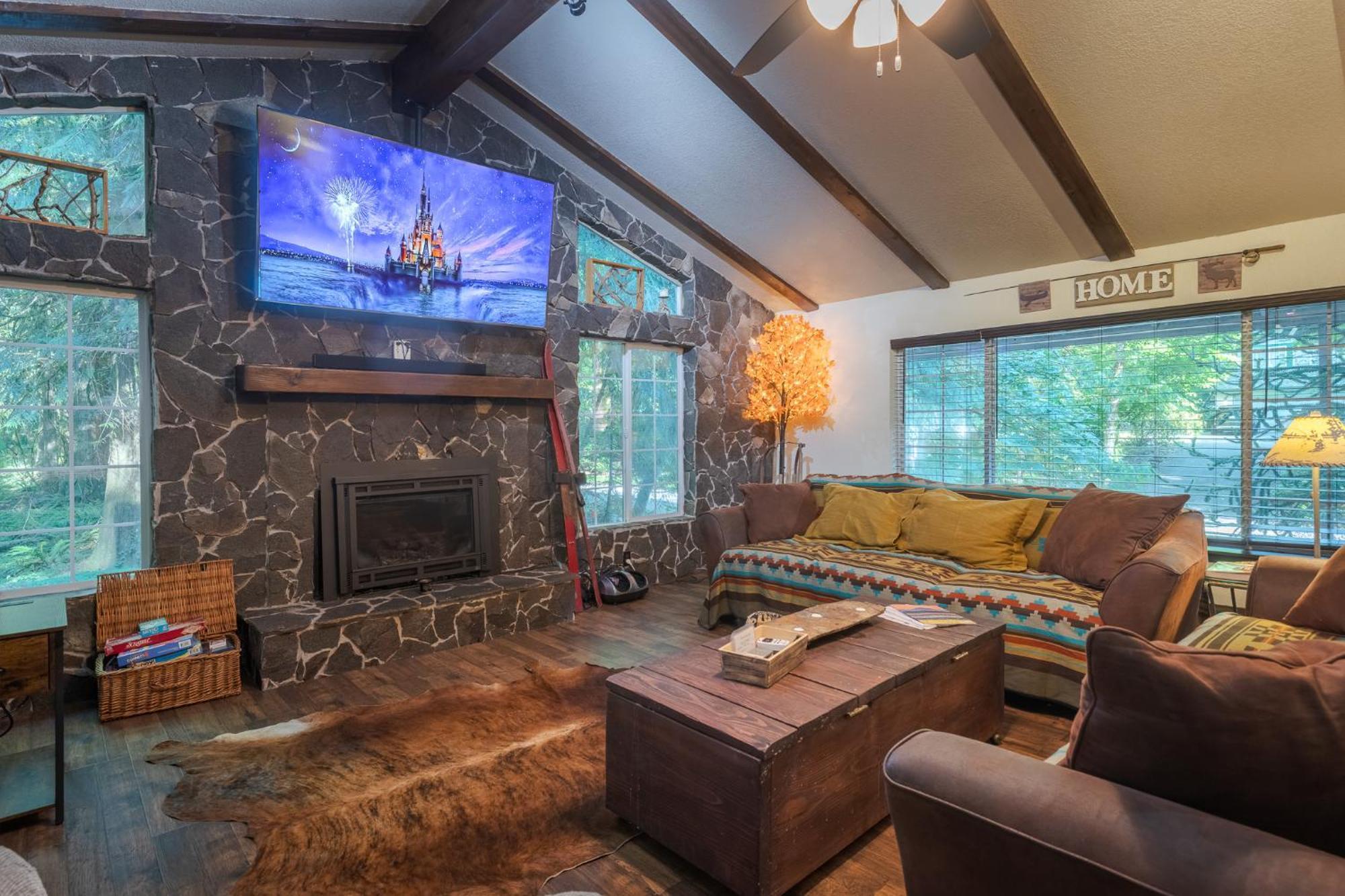 Cozy Bird House W Big Screen! Mount Hood Village Exteriör bild